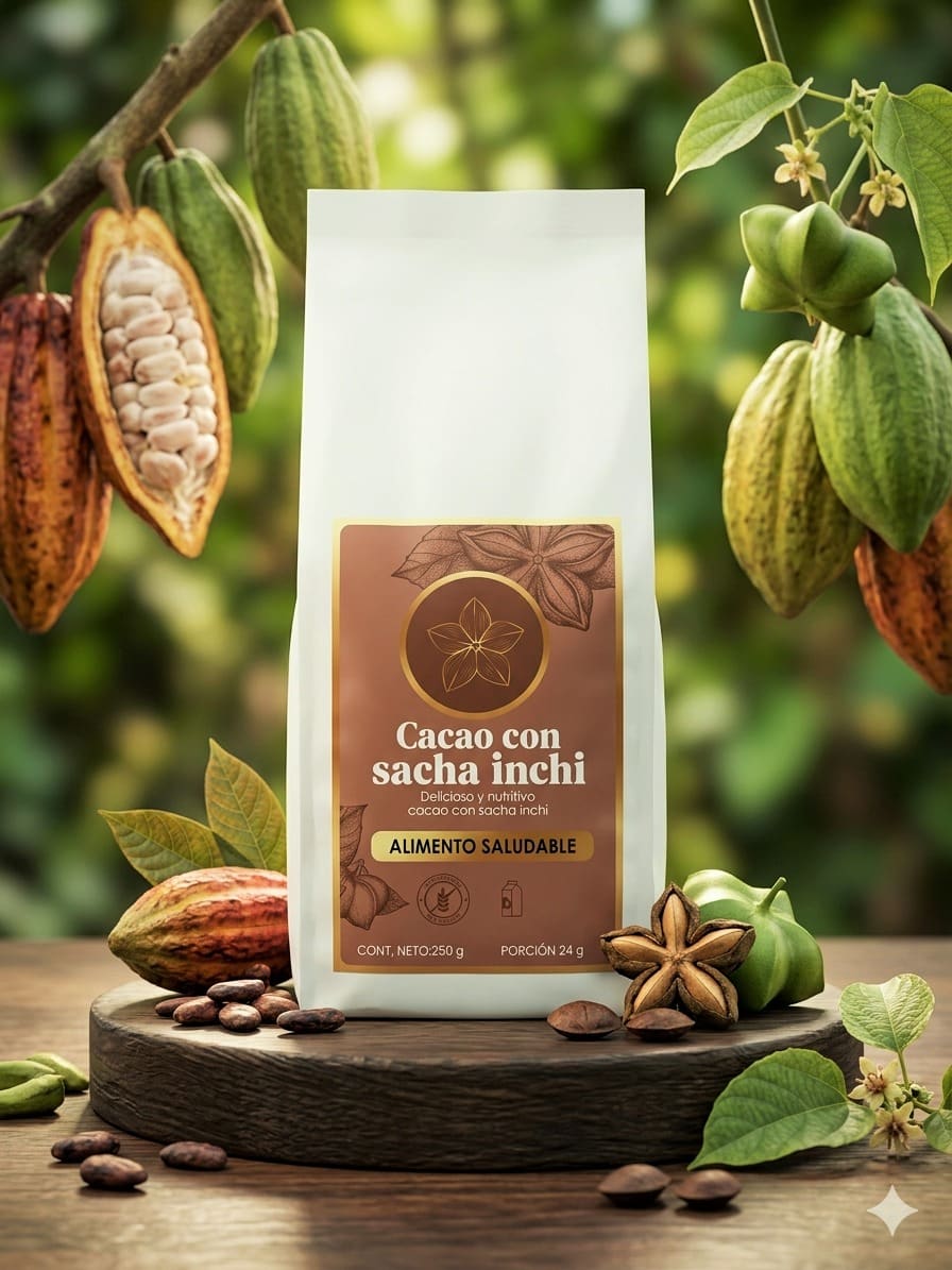 Cacao con Sacha Inchi